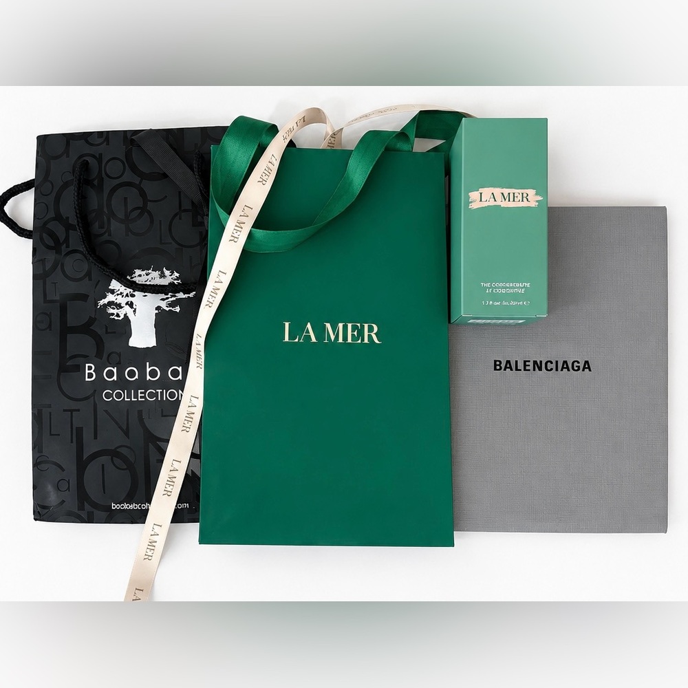 La Mer Luxury Packaging Bundle Balenciaga Baobab Empty Bags Boxes